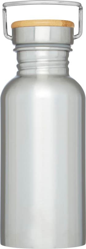 Thor 550 ml single wall stainless steel water bottle - Front