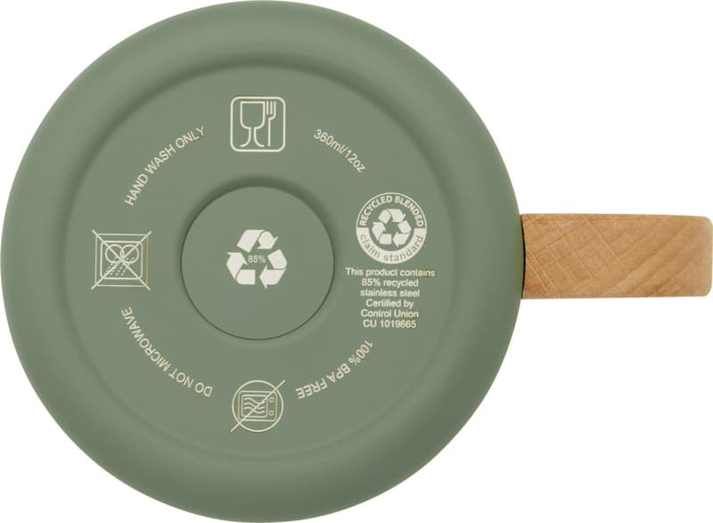 Bjorn 360 ml RCS-sertifisert krus av resirkulert rustfritt stål med kobbervakuumisolasjon - Extra2