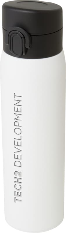Sika 450 ml RCS certified recycled stainless steel insulated flask - LogoY1
