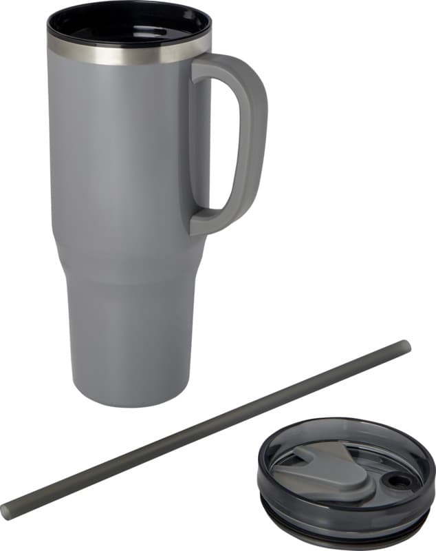 Melbourne 1200 ml RCS certified insulated tumbler with straw - Extra1