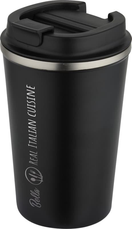Newport 350 ml double wall vacuum insulated stainless steel tumbler - LogoY1