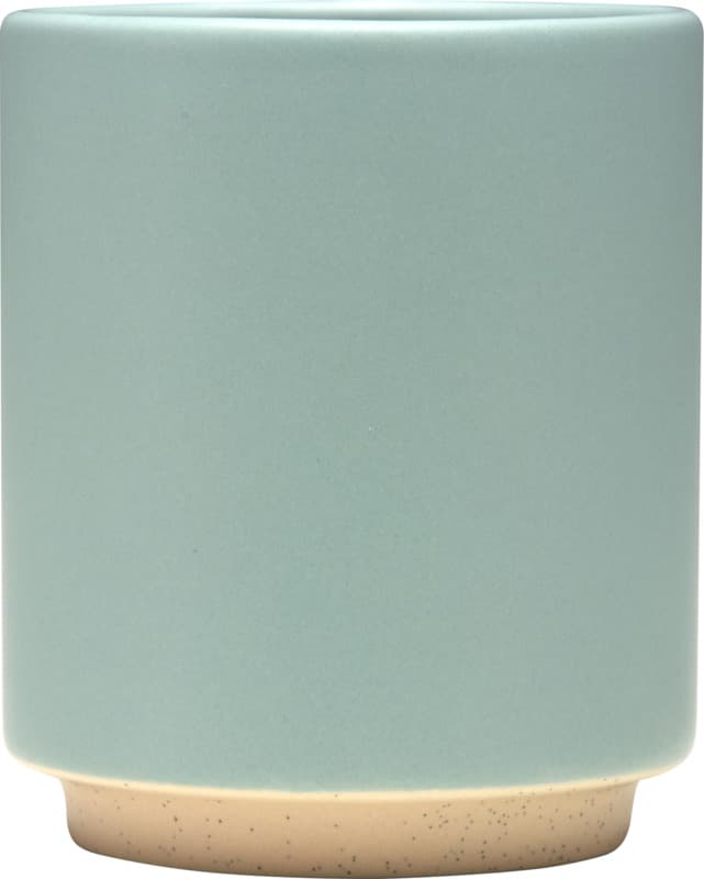 Camilla 180 ml stackable ceramic mug with matte finish - Front