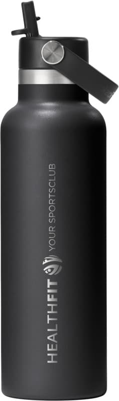 Hydro Flask Standard Mouth 621 ml isolert vannflaske i rustfritt stål - LogoY1