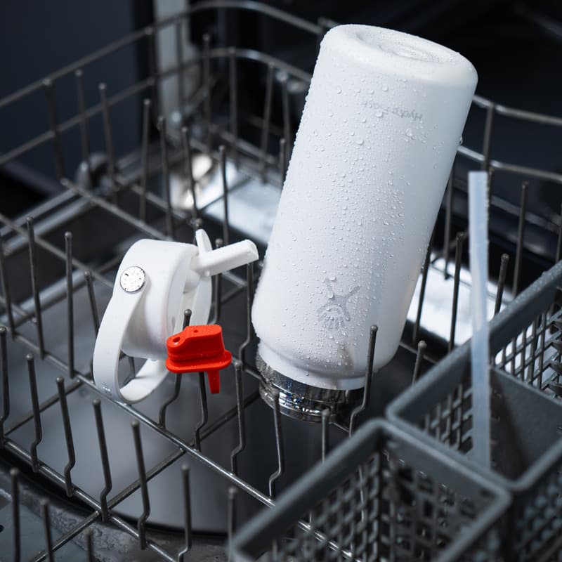 Hydro Flask isolert vannflaske i rustfritt stål med bred åpning (946 ml) og lokk med sugerør - Extra1