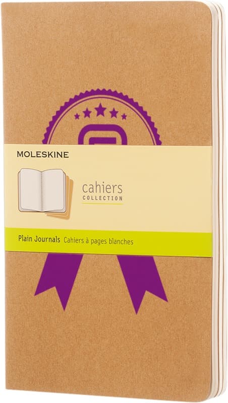 Moleskine Cahier Journal L - plain - LogoY1