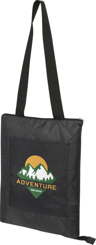 Clary GRS recycled polyester picnic blanket - LogoY1