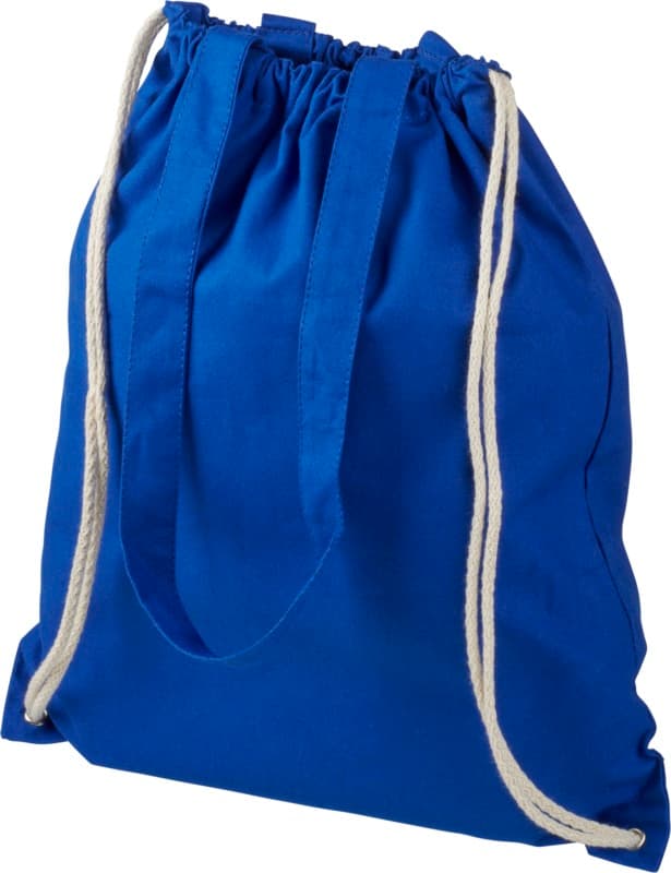 Eliza 240 g/m² cotton drawstring bag 6L - Extra2