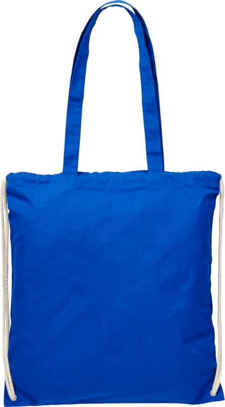 Eliza 240 g/m² cotton drawstring bag 6L - Front