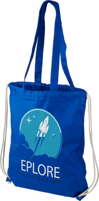 Eliza 240 g/m² cotton drawstring bag 6L - LogoY1