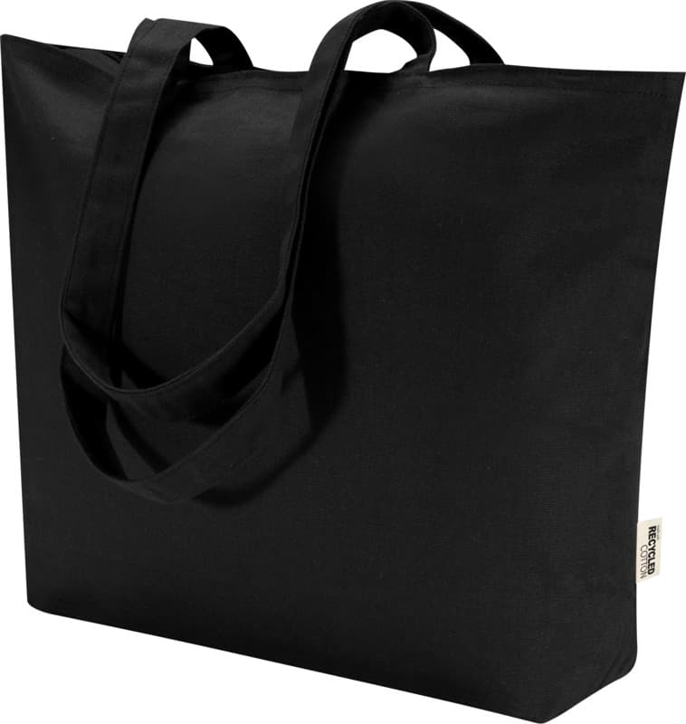 Ningbo 320 g/m² zippered cotton tote bag 15L - Extra1