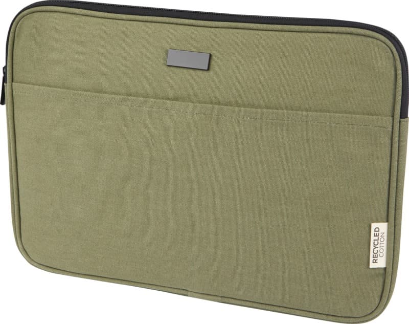 Joey 14" GRS recycled canvas laptop sleeve 2L - Main