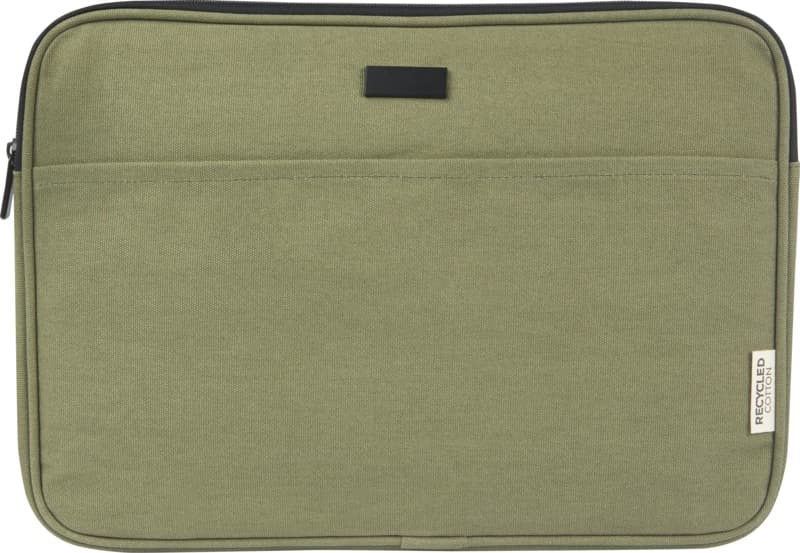 Joey 14" GRS recycled canvas laptop sleeve 2L - Front
