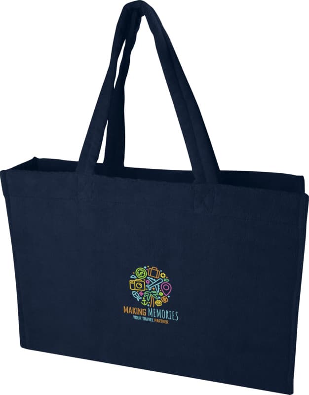 Siam GRS recycled terry beach tote bag 13L - LogoY1