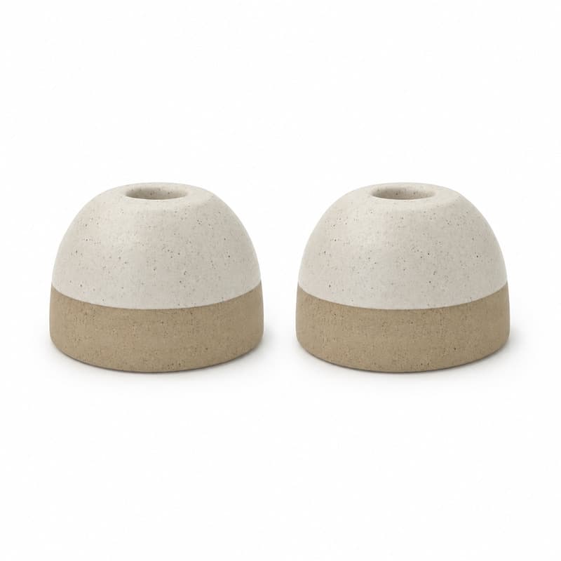 Originalhome ReClay dinner candle holder set - Front