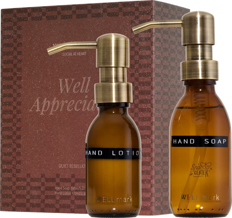 Wellmark Quiet Rebellion hand care gift set - LogoY1