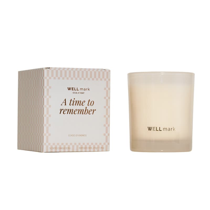 Wellmark Echoes of Kindness 210 g scented candle - Main