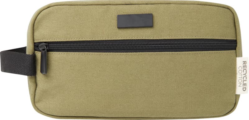 Joey GRS recycled canvas travel accessory pouch bag 3.5L - Front