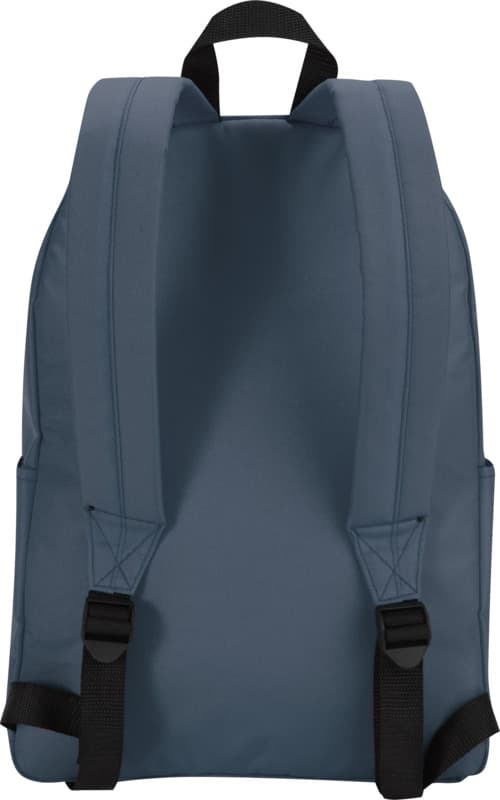 Byron 14" GRS recycled city laptop backpack 16L - Back