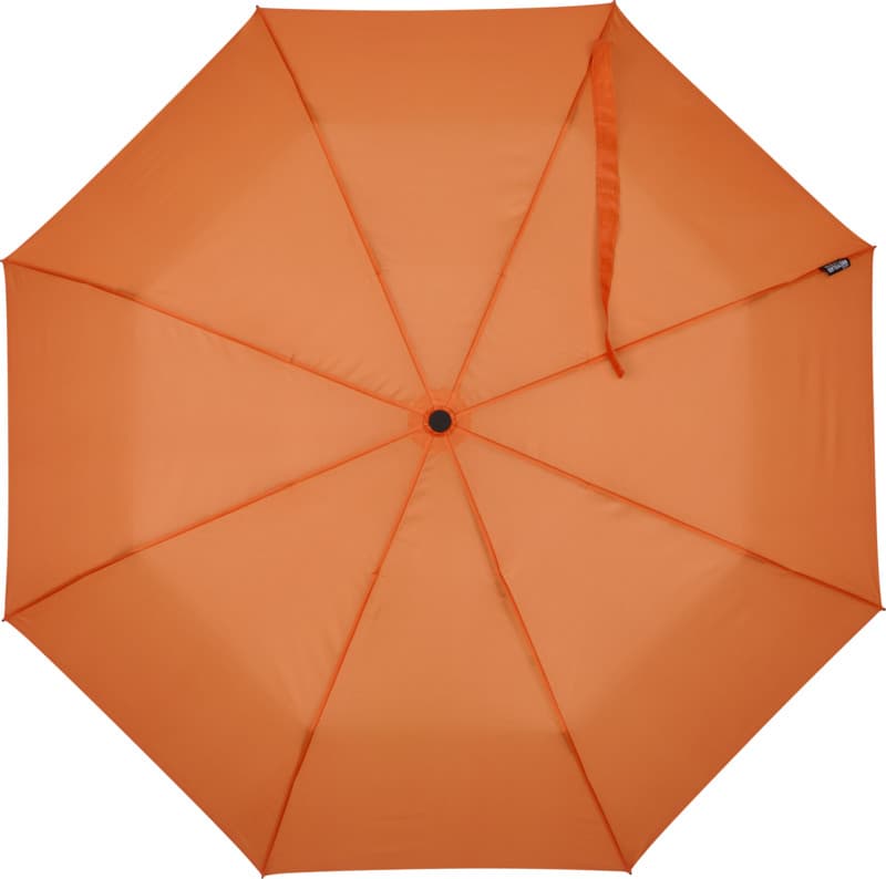 Agnes 21" foldable auto open RPET umbrella - Front