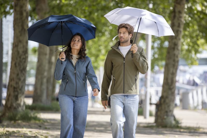 Agnes 21" foldable auto open RPET umbrella - Mood1