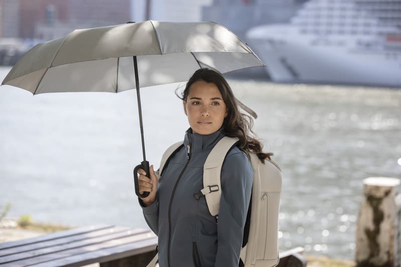 SMART 21" foldable RPET umbrella - Mood2
