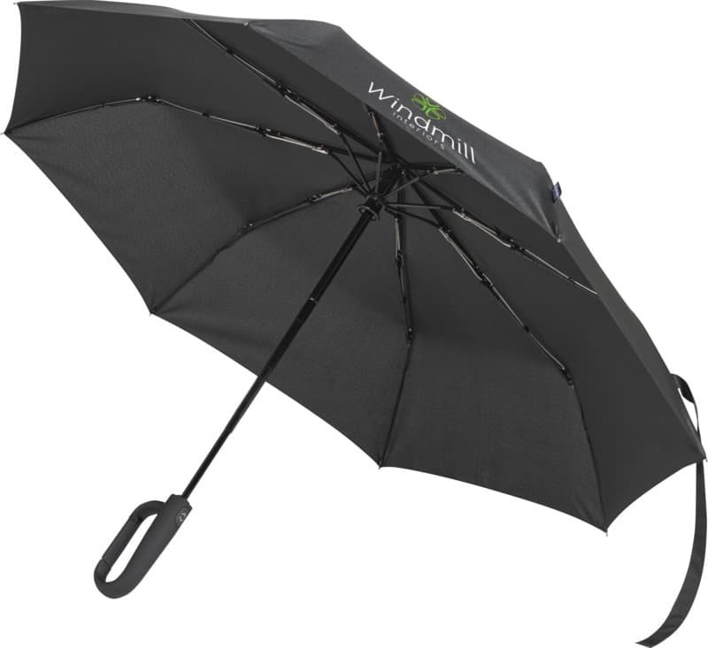 SMART 21" foldable RPET umbrella - LogoY1