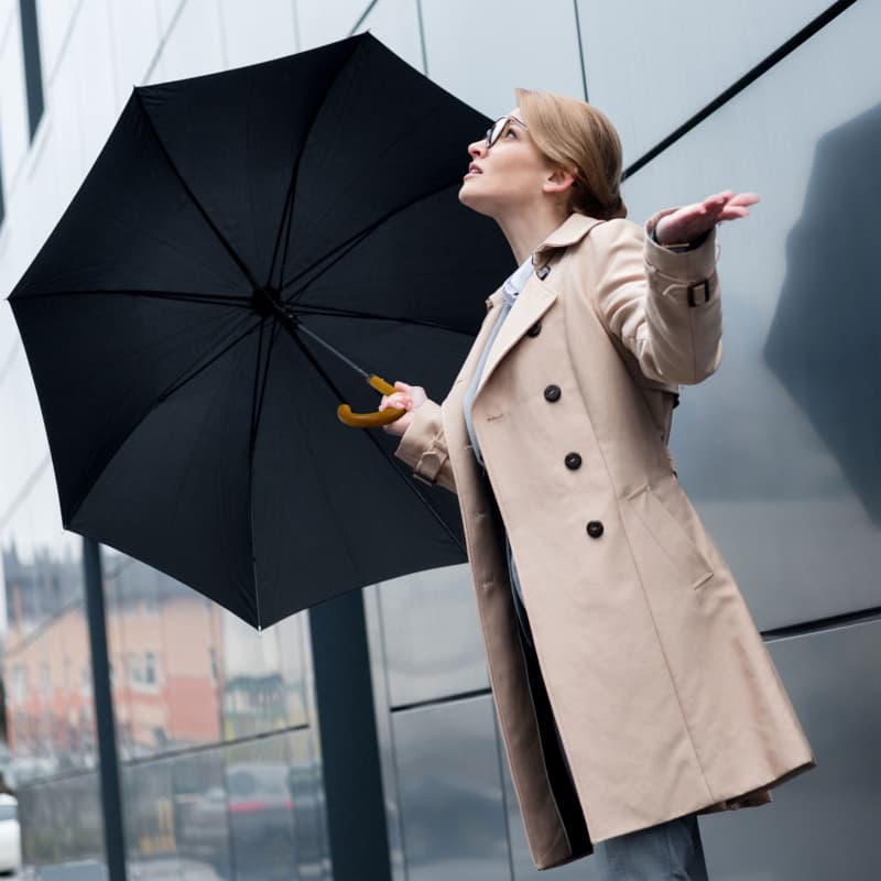 Citizen Green Charmant Golf 25" city umbrella - Mood1