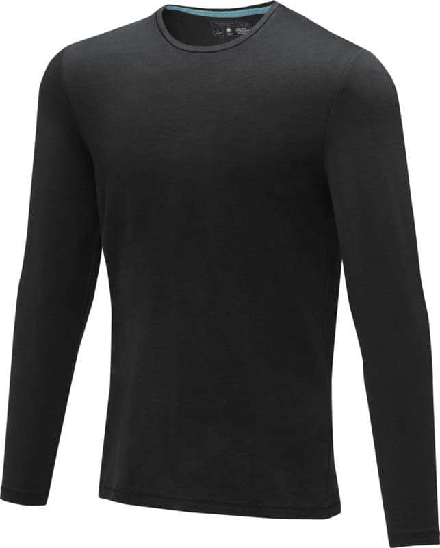 Ponoka long sleeve men's organic t-shirt - Main