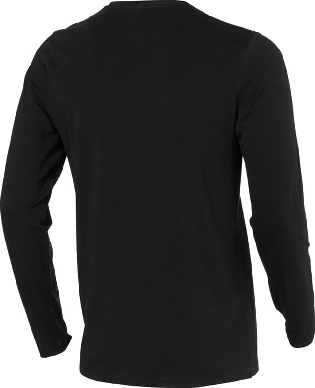 Ponoka long sleeve men's organic t-shirt - Back