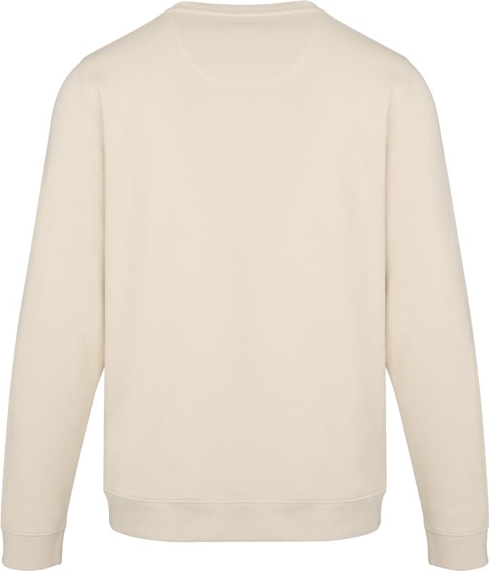 Jasper 280 g/m² OCS organic recycled unisex crewneck sweater  - Back