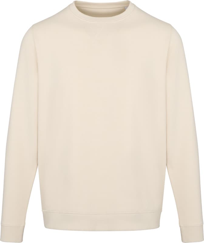 Jasper 280 g/m² OCS organic recycled unisex crewneck sweater  - Front