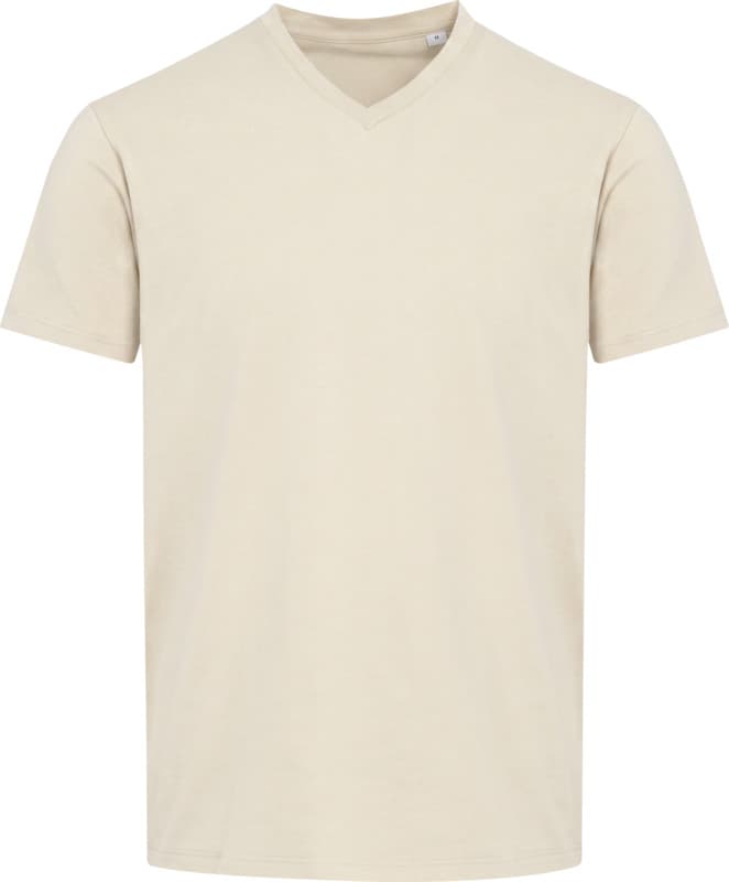 Balfour 200 g/m² short sleeve v-neck unisex OCS organic t-shirt - Front