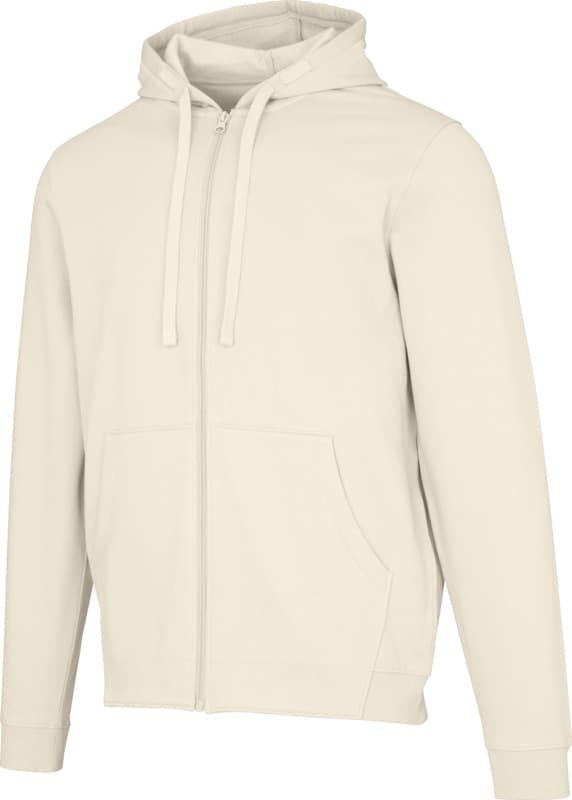 Jasper 280 g/m² OCS organic recycled unisex full zip hoodie - Main