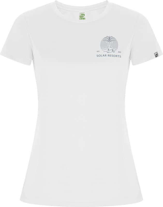 Imola 135 g/m² short sleeve women's sports t-shirt - LogoY1