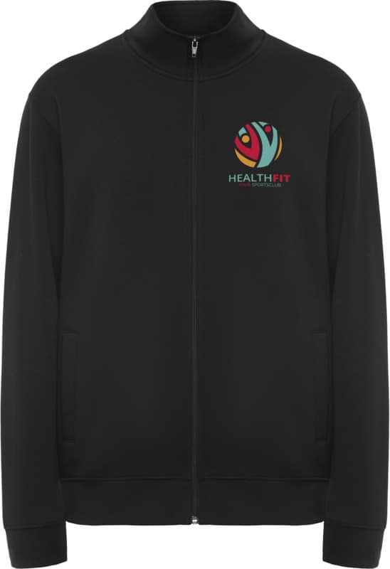 Ulan 280 g/m² unisex full zip sweater - LogoY1