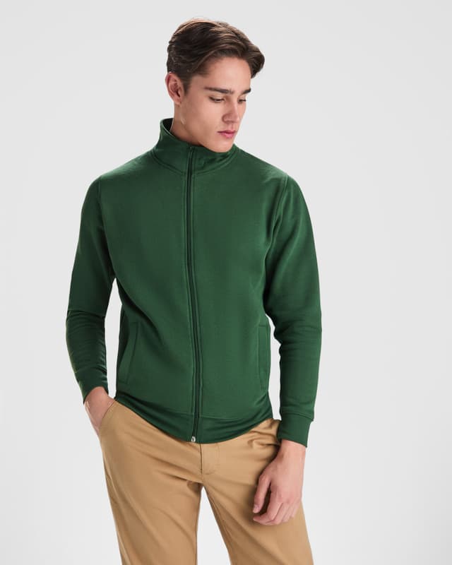 Ulan 280 g/m² unisex full zip sweater - Mood1