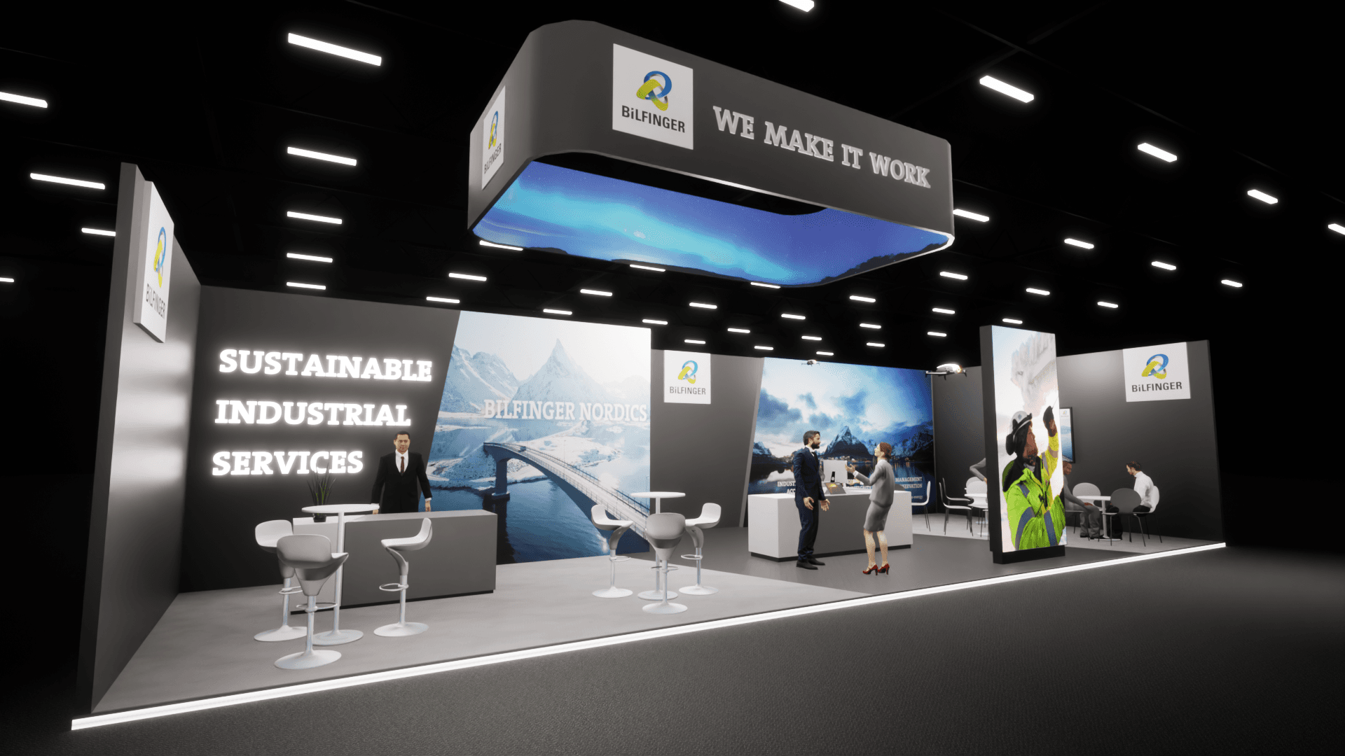 Messestand for Bilfinger (Industri · Energi) designet av Show Off
