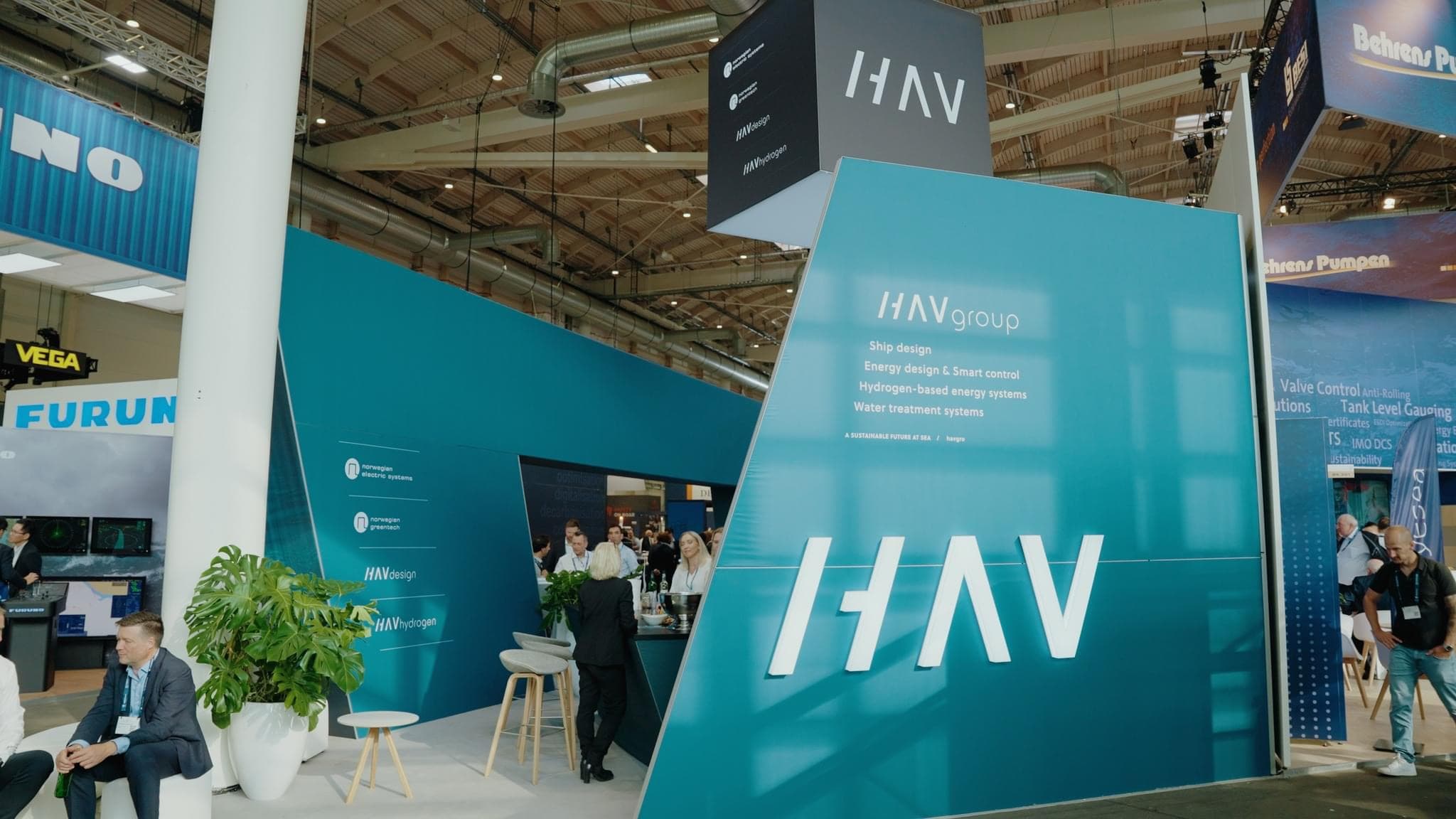 HAV Group sin maritime messestand på SMM Hamburg 2024