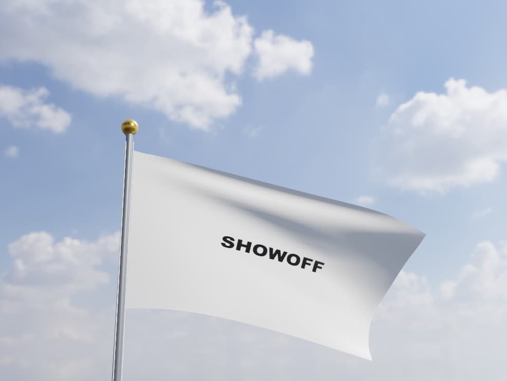 Flagg med logo