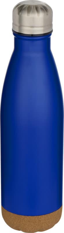 Cove 500 ml double wall vacuum insulated stainless steel water bottle with cork details - Main