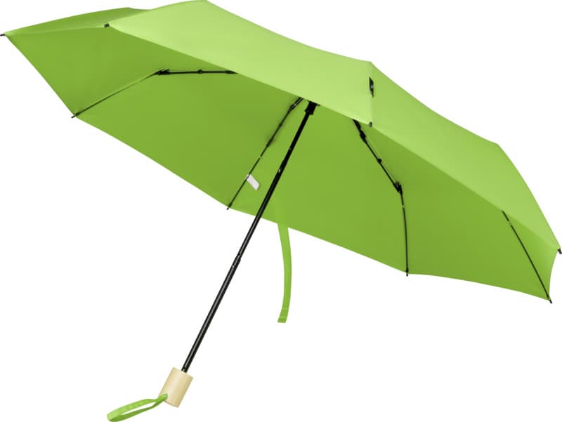 Birgit 21'' foldable windproof recycled PET umbrella - Main
