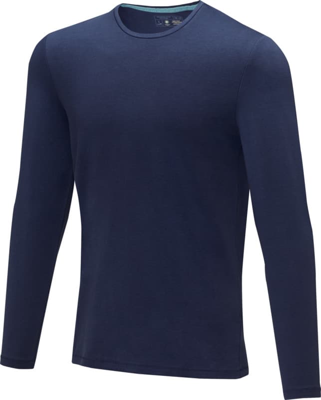 Ponoka long sleeve men's organic t-shirt - Main