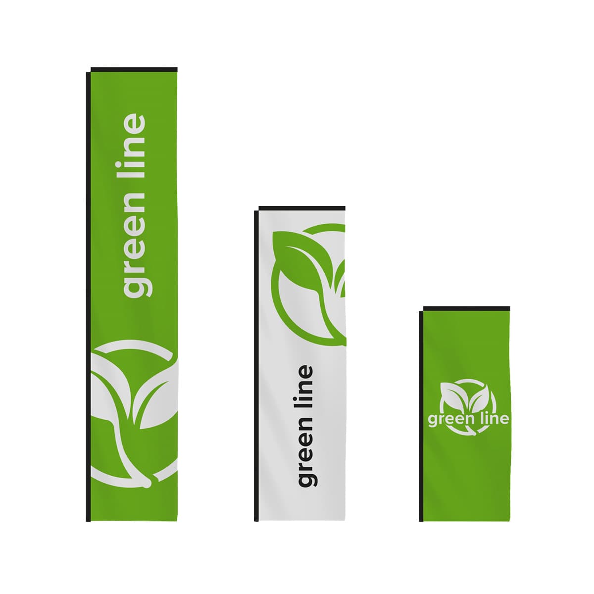 Beachflag H-shape (rPET)